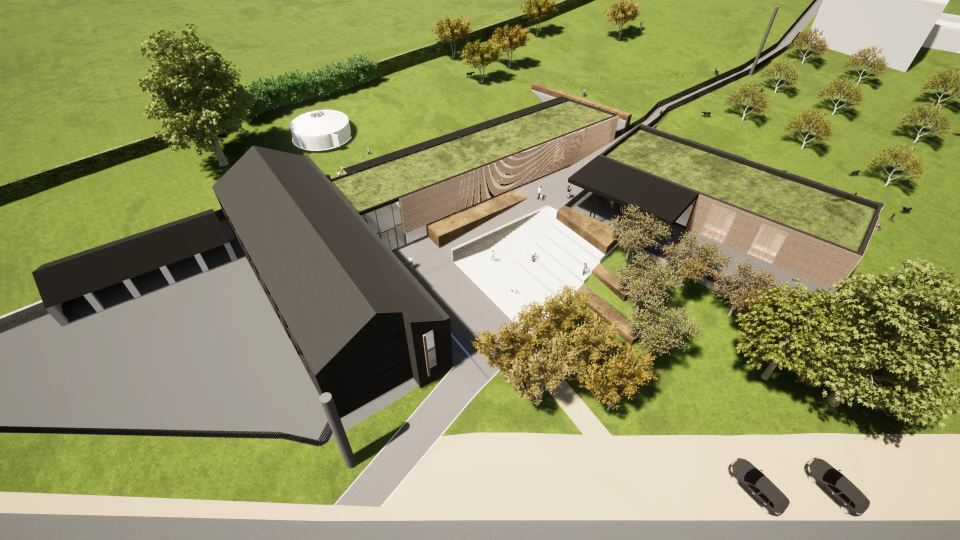 architecte-marchin-ecole-vue-aerienne